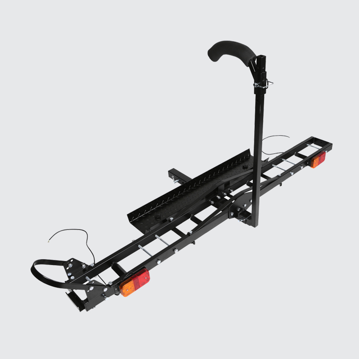 Motorcycle Carrier With Loading Ramps